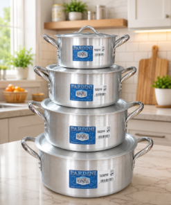 combo: set of 4 medium height casserole- 2.5L/4L/5.5L/7Ltrs (professional cookware)