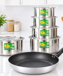 combo: City casserole set of 5 +nonstick pan 26cm