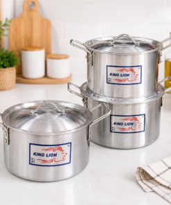 604CSETHO3KN 604 CHROME HI CASSEROLE SET OF 6PCS SET
