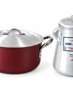 combo: nonstick casserole 24cm- 5L + conical pot 4.5L